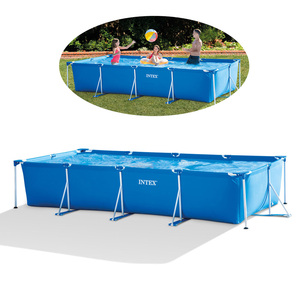 <strong>Intex</strong> 28274 Easy Set Rectangle <strong>Small</strong> Frame <strong>Pool</strong> Metal and Plastic Garden Swimming <strong>Pool</strong> for Outdoor Family Use Kids <strong>Pool</strong> - Product Image 1