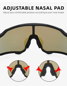 Somta nhà máy bán buôn tùy chỉnh Windproof bóng chày ngoài trời TR90 Kính mát thể thao đi xe đạp chạy xe đạp Kính Marathon - Product Image 5