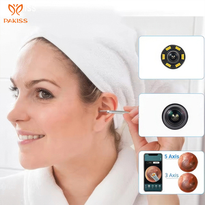 Pakiss – dissolvant de cire d'oreille portable en acier inoxydable avec appareil photo, aspirateur d'oreille, dissolvant de cire, cure-oreille, vente en gros - Product Image 3