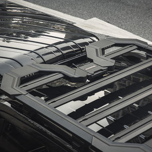 多機能アルミニウム合金製ルーフキャリア｜フォード レンジャー用 4x4車 ルーフラック プラットフォームトレイ オフロード ピックアップ ルーフトップ 荷物ラック - Product Image 5