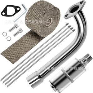 Pot d'échappement de moto Zhen Nirui 168cc en acier inoxydable multicolore pour kit de réparation et amélioration de moto tout-terrain - Product Image 4