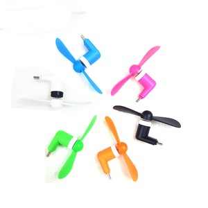 Ventilateur de téléphone portable avec logo personnalisé MINI ventilateur USB <span class=keywords><strong>2</strong></span> en 1 pour Android Type-C Refroidisseur de refroidissement personnalisé Promotion en gros - Product Image 5