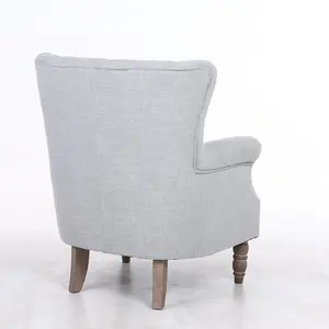 Modern lüks gri Polyester antika tek oturma odası eğlence Recliner kanepe