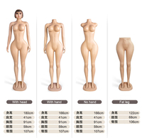 Mannequins féminins BBL pas chers en plastique, grande poitrine, gros fessiers, mannequin femme pour présentation de vêtements de mode, mannequin féminin courbé