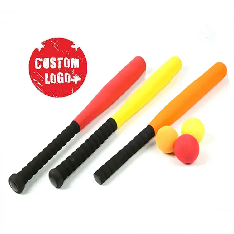 2024 china Factory Wholesale custom top hot selling 16.5 inch min miniature foam t baseball bat and ball for kids toddler