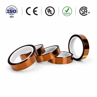 Cinta de Poliimida Gold Finger, Película de PI de Alta Temperatura, Adhesivo de Silicona para Enmascarar y Aislar PCB en Soldadura