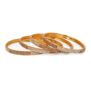 Classic Metal Bangle with White Green and <b>Red</b> Stone Embellishment Elegant Kada <b>Bracelet</b> Traditional Indian Jewelry for Women - Product Image 4