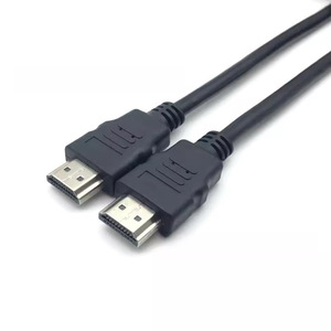 Câble HDMI 3M mâle à mâle, fil d'acier plaqué cuivre haute définition, maille grise et blanche noire pour connexion ordinateur-téléviseur - Product Image 2