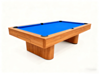 Table de jeux multifonction 3 en 1 en bois massif, billard 9 pieds pour divertissement familial en intérieur