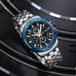 Naviforce 9227 nf9227 kinh doanh thạch anh Đồng hồ đeo tay đồng hồ thép không gỉ Đồng hồ chống thấm nước người đàn ông Chronograph Relogio Masculino - Product Image 4