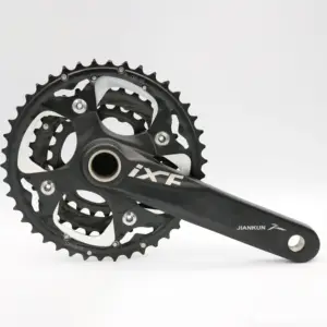 अधिक शक्तिशाली 10 एस तीन chainrings Al6061-t6 पहाड़ साइकिल Crankset