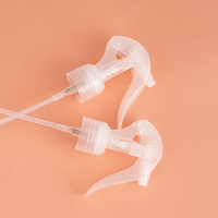 Bouteille d'emballage cosmétique en plastique transparent vide pour animaux de compagnie personnalisée bouteille de pulvérisation de brouillard désinfectant avec pompe à gâchette