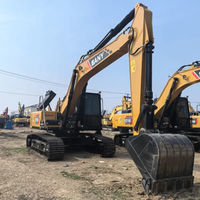 Excavadora Sany 305H de Segunda Mano, Duradera, 31 Toneladas, Motor Cummins, Hidráulica Kawasaki, Transmisión por Engranajes, Modelo 2020 para Minería