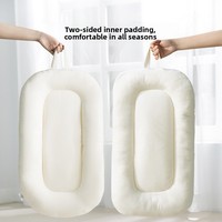 Coussin de protection pour poussette pour animaux de compagnie, universel toutes saisons, oreiller en U pour animaux, coussin de barrière latérale double usage, non pliable pour les sorties