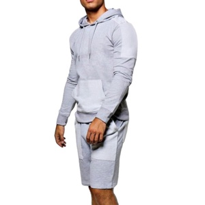 Conjunto de chándal para hombre, ropa para correr, Sudadera con capucha y pantalón corto, moda informal, 2020 - Product Image 1
