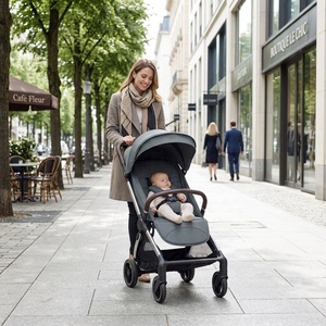 Cochecito de Bebé 3 en 1, Plegable Automáticamente, Tamaño Cabina, para Recién Nacidos, con Portabebés y Silla de Auto, Venta al Por Mayor - Product Image 1