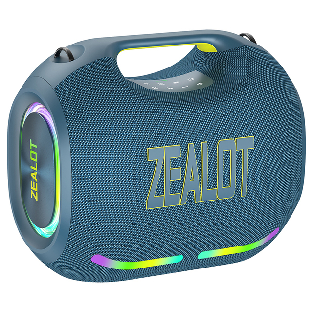 Zealot ZE21 250W Portable Outdoor Speaker Karaoke Wireless Speaker 48000mAh Battery Power Bank RGB LED BT Speaker