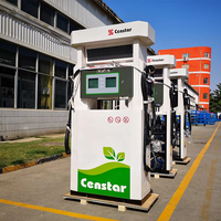 Censtar Distributeur de carburant portable Mini station-service mobile Machine à pompe à carburant avec compteur numérique pour mini stations-service