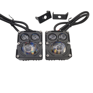 Новый продукт, распродажа, уличный Водонепроницаемый светодиодный фонарь V61, 20 Вт, желтый и белый Светодиодный прожектор, двухцветная мощность - Product Image 2