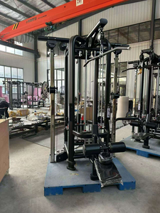 Multi‑Trainee Simultaneous Cable Gym System 16 Working Stations <b>Pull</b>‑Up <b>Bar</b> Heavy Anti‑Vibration Body For Fitness Complex - Product Image 5