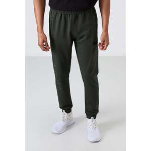 Pantalones Deportivos Color Caqui para Hombre Air Jones Rory - Pantalones Deportivos Casuales y Cómodos con Cintura Ajustable con Cordón y Bolsillos - Product Image 1