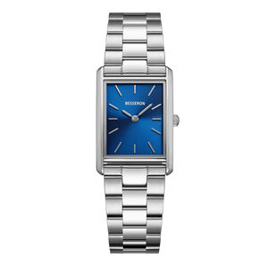 Sleek <b>Rectangular</b> 304 Stainless Steel Analog Quartz <b>Watch</b> with Stainless Steel Band Water Resistance for Versatile Everyday Use - Product Image 4