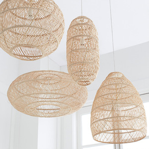 Rero fatto a mano moderno Rattan sud-est asiatico <span class=keywords><strong>lampadario</strong></span> di bambù per casa Hotel soggiorno ristorante con lampadina sorgente luminosa - Product Image 2
