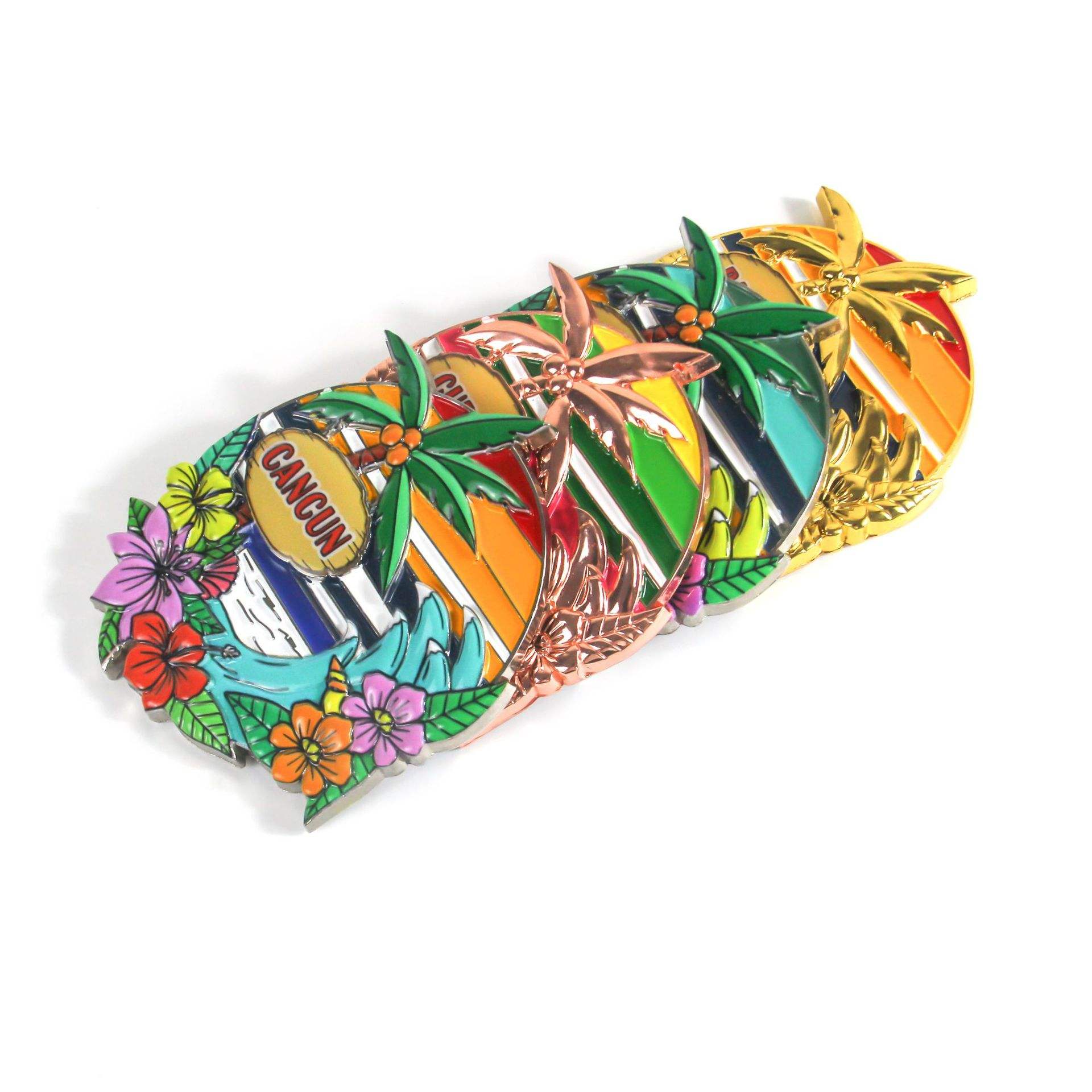 แม่เหล็กติดตู้เย็นโลหะแบบกำหนดเอง