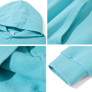 2025 Otoño Invierno nuevo estilo sudaderas con capucha deportivas para hombres ropa de calle pulóver Color sólido Sudadera con capucha con bolsillo 100% algodón - Product Image 4