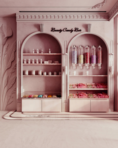 ตู้เก็บของร้านเสริมสวยแบบปรับแต่งได้พร้อมไฟ LED และเคาน์เตอร์โชว์ยาทาเล็บ |   การออกแบบจัดแสดงสินค้าที่ทันสมัยและเหมาะสำหรับร้านสปา - Product Image 6