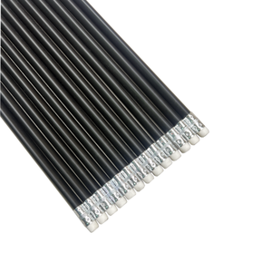 7.5 इंच नरम लकड़ी 12 पीसी ब्लैक राउंड एचबी पेंसिल सेट, इरेज़र अनुकूलित लोगो और पैकेजिंग के साथ दैनिक उपयोग के लिए 71 आईएसओ प्रमाणित - Product Image 3