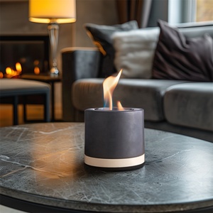 Wholesale Modern Mini <strong>Table</strong> <strong>Top</strong> Portable Bio Ethanol <strong>Fire</strong> Pit BBQ Party Ready Cement <strong>Fire</strong> <strong>Bowl</strong> - Product Image 2