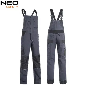Factory Wholesale <strong>Women</strong> Men Bib Trousers Work Uniform Large Size Functional Work Bib Pants High Quality Popular Bib <strong>Dungaree</strong> - Product Image 6