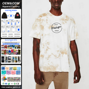 Nueva Llegada, Camiseta Tie-Dye Personalizada de Alta Calidad para Hombre, 100% Algodón, Corte Holgado, Transpirable, Estilo Urbano - Product Image 1