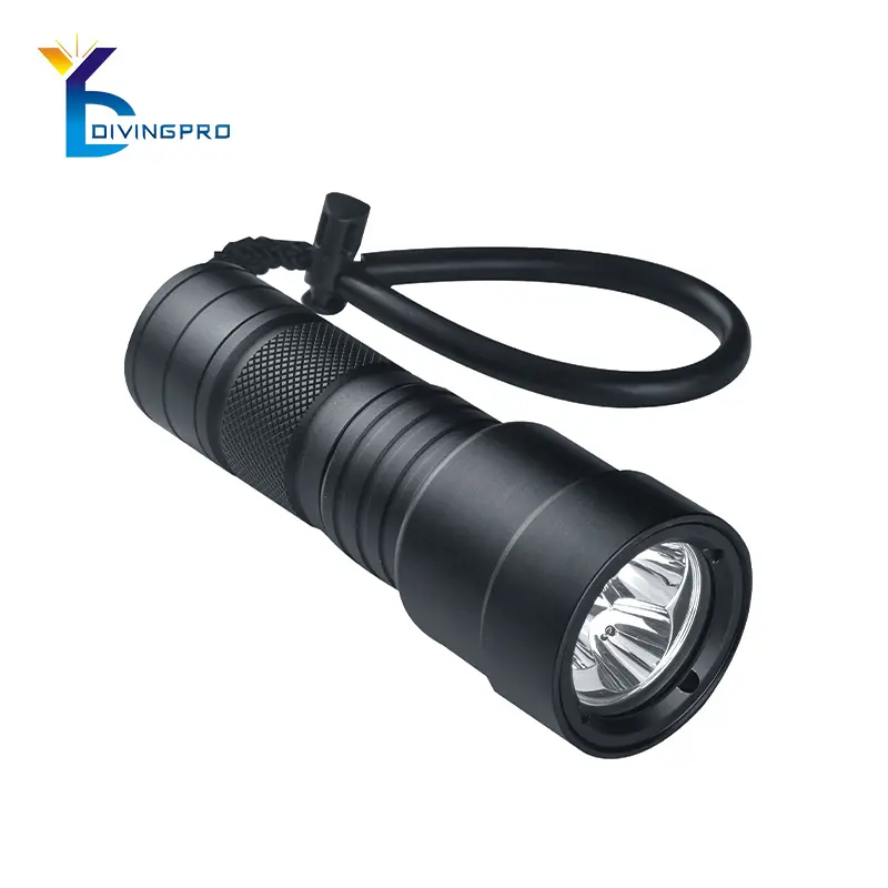 Hight powered led lighting USB mini torch underwater rechargeable diving flashlight