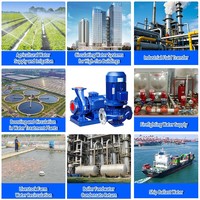 Pompa Air Tawar 380V 160m 10hp 15hp 25hp Motor Listrik Pompa Sentrifugal Tekanan Tinggi Segel Mekanis ISWmp