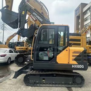 Miniexcavadoras Hyundai HX60pro HX60G HX60, Equipos de Construcción, Casi Nuevas al 100%, Usadas en Trabajos de Minería, Ríos, Granjas y Carreteras Urbanas - Product Image 4
