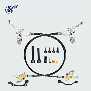 4 Piston <span class=keywords><strong>MTB</strong></span> xe đạp dầu thủy lực ĐĨA PHANH thiết lập với 160-203mm xe đạp ĐĨA PHANH - Product Image 2
