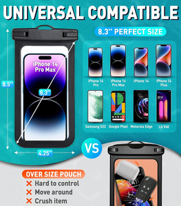 Factory Promotion <strong>Waterproof</strong> Cell <strong>Phone</strong> Pouch Clear PVC IPX8 <strong>Waterproof</strong> <strong>Mobile</strong> <strong>Phone</strong> <strong>Bag</strong> with Lanyard - Product Image 3