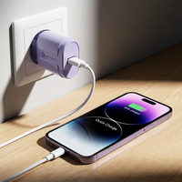 Chargeur de téléphone coloré Macaroon 18W, adaptateur mural rapide QC 3.0 avec protection intelligente de la batterie pour appareils mobiles, prise US EU