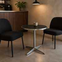Table de salle à manger ronde pour petit appartement, style nordique minimaliste, design moderne, table basse, table de négociation – Vente en gros usine