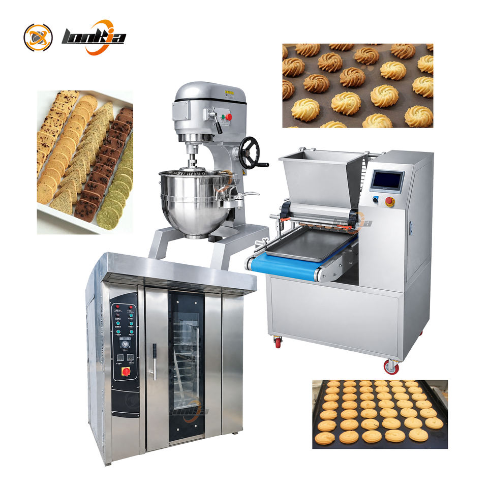 Small Scale Almond Cookie Forming Machine Biscuit Cookie Moulding ...