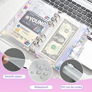 Vente en gros de classeurs A6 avec enveloppe pour monnaie, système de planificateurs de classeurs avec feuilles de budget pour les <span class=keywords><strong>dépenses</strong></span> et autocollants d'étiquettes - Product Image 6