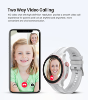 El reloj más nuevo para niños VLT46 4G, reloj para niños, Seguimiento por GPS, videollamada, reloj despertador SOS, reloj inteligente para niños y niñas