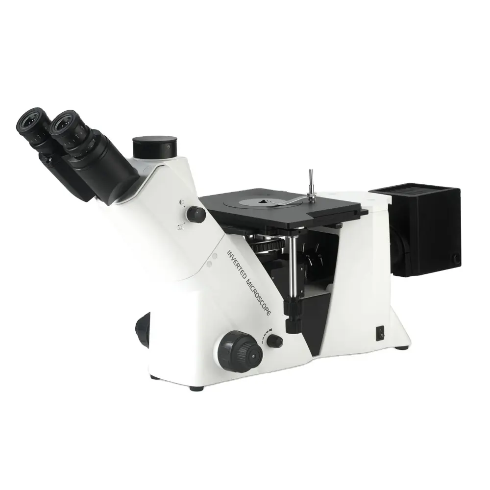 Fabricante de microscopio electrónico metalúrgico invertido Digital