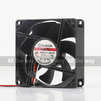 Kipas Pendingin Sunon 5V 24V 48V DC12V 1.9W AC EC 8025 80X80X25MM 8CM Terminal Optik Senyap Tiga-kawat ME80251VX-Q060-F99