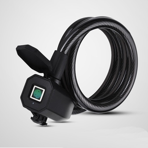 YH3389 Vente en gros Verrou de vélo intelligent IP65 étanche avec <span class=keywords><strong>empreinte</strong></span> digitale, antivol, câble, sans clé, 10 empreintes digitales - Product Image 1