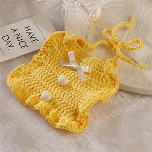 Nouvelles ventes d'usine personnaliséesPet automne/hiver tricoté écharpe Pet Crochet collier <span class=keywords><strong>princesse</strong></span> bavoir collier pour animaux de compagnie - Product Image 5