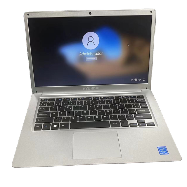 New Low Price 14 Inch Windows 10 Dual Core Wireless English Inventory Clearance 128GB Large Memory 5000Mah Laptop