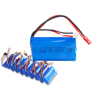 Dung lượng cao 7.4V 2000mAh Li-ion có thể sạc lại pin gói hoạt động đồ chơi trẻ em tự động mini xe điện ba bánh Pin - Product Image 1